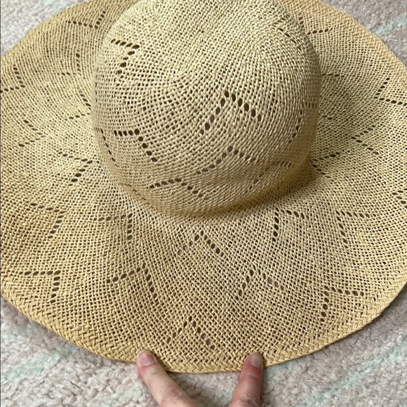 Vintage Laura Ashley Paper Sun Hat Cottage Core Prairie Made in Italy - Picture 9 of 9